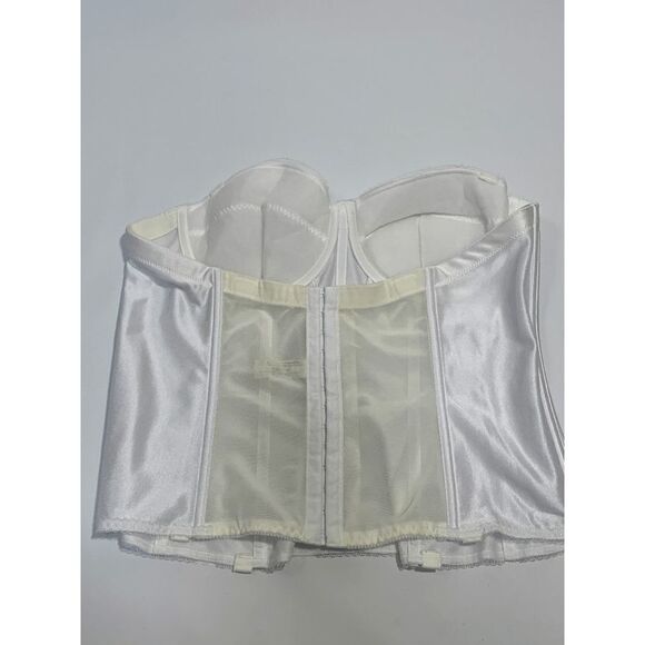 Dominique Women's Juliette Corset Strapless Wired Padded Longline White 40C - Picture 2 of 7